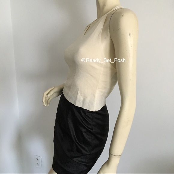 vintage nude bandage crop top Gianfranco Ferre Studio - Picture 4 of 7